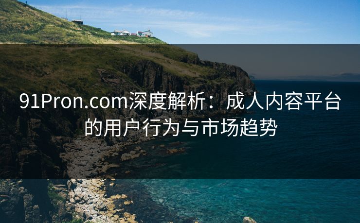 91Pron.com深度解析：成人内容平台的用户行为与市场趋势